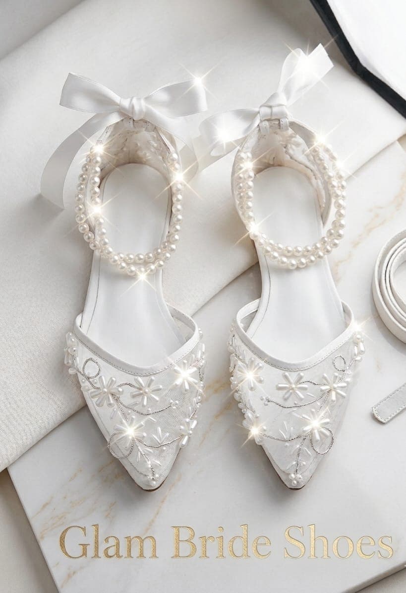 Evelyn Embroidered Heels